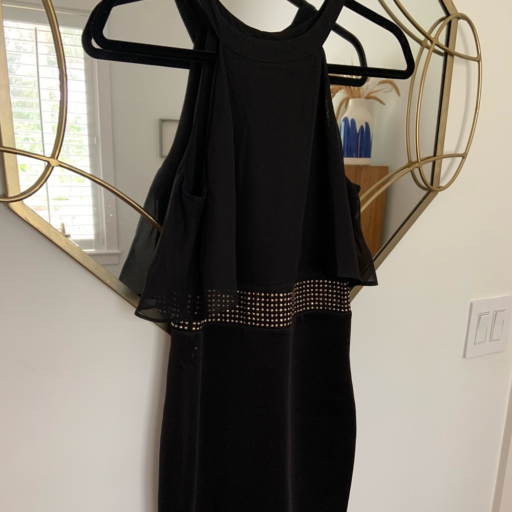 Guess Halter dress with waist accent